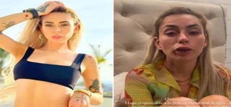 Florencia Alduncin denuncia que policías de Querétaro