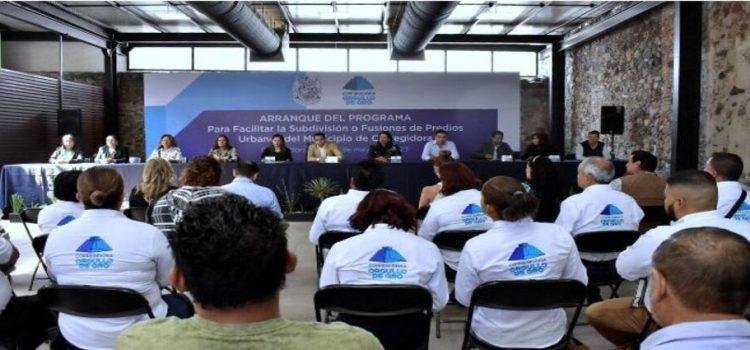 Programa para regularizar predios urbanos en Corregidora