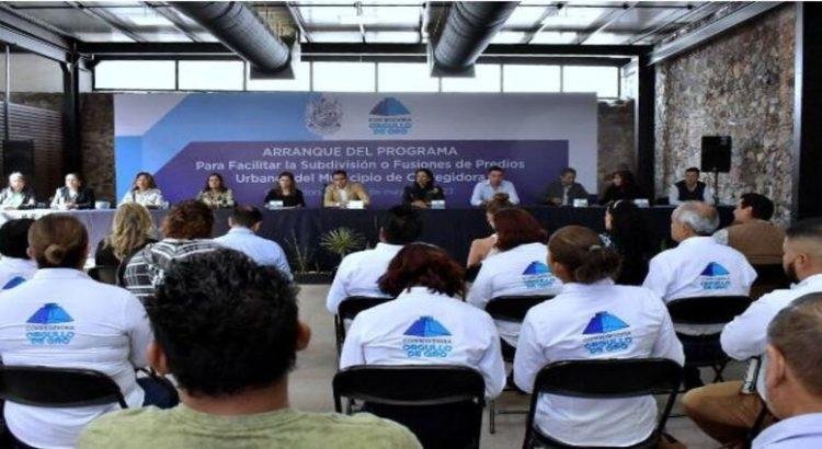 Programa para regularizar predios urbanos en Corregidora