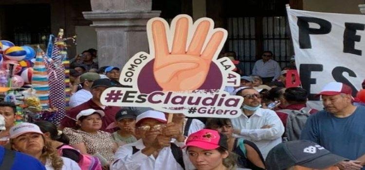 Sheinbaum invitó a apoyarla para que la 4T