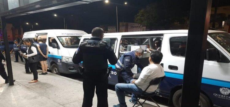 Detenidos por el alcoholímetro