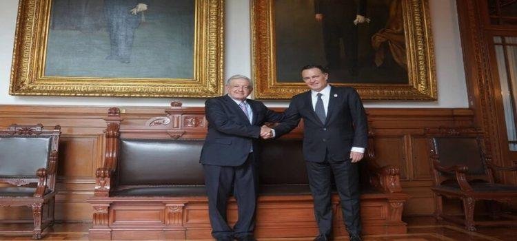 Mauricio Kuri, acude a Palacio Nacional