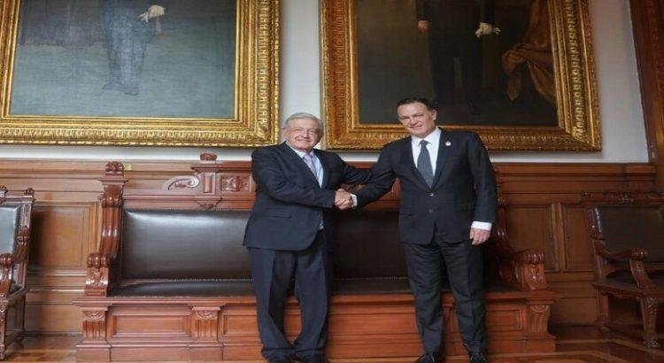 Mauricio Kuri, acude a Palacio Nacional