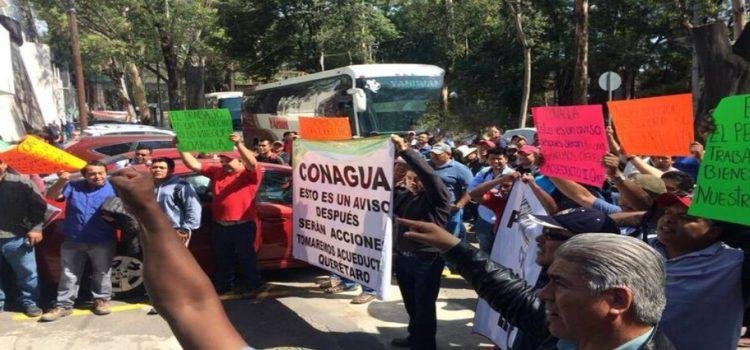 Pobladores de Maconi realizan marcha para exigir agua potable