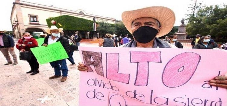 Comunidades de la sierra Gorda exigen agua