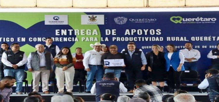 Entrega de apoyos Contigo para Productividad Rural