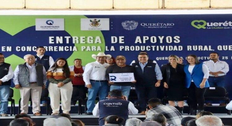 Entrega de apoyos Contigo para Productividad Rural