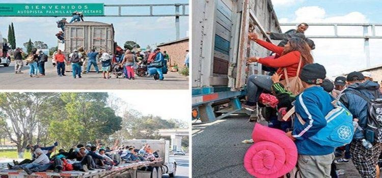 Querétaro garantiza paso de migrantes