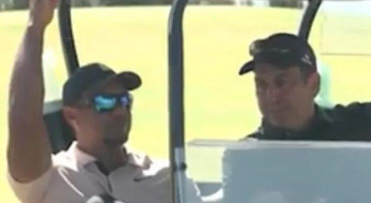 Tiger Woods, en la inauguración del torneo PGA Tour