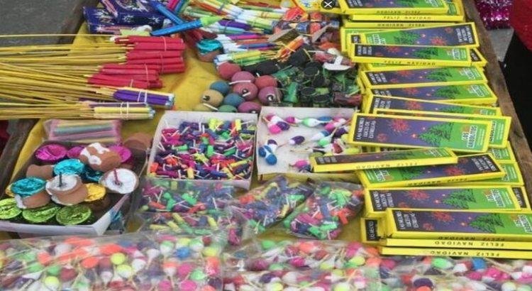 Alerta con la venta de pirotecnia en Querétaro