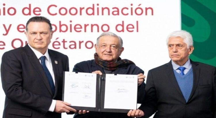 El gobierno federal y el estado de Querétaro firman acuerdo del nuevo sistema de agua