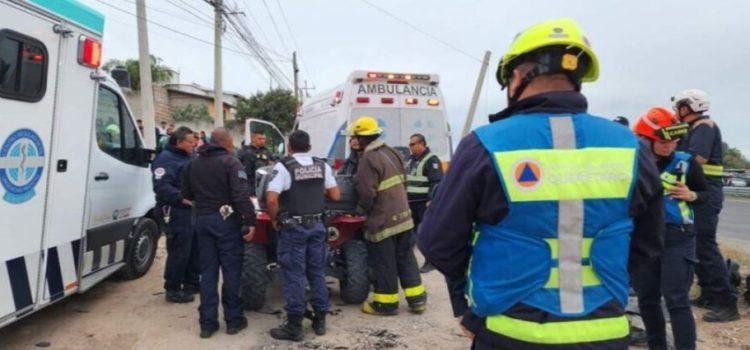Un niño pierde la pierna por explosión de pirotecnia en Querétaro