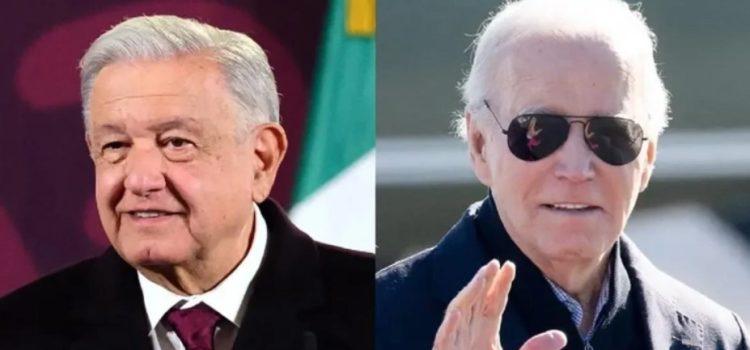 Acuerdan Biden y López Obrador mantener cooperación en materia migratoria