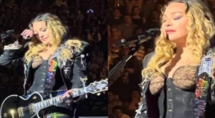 Madonna rompe en llanto durante su concierto en México