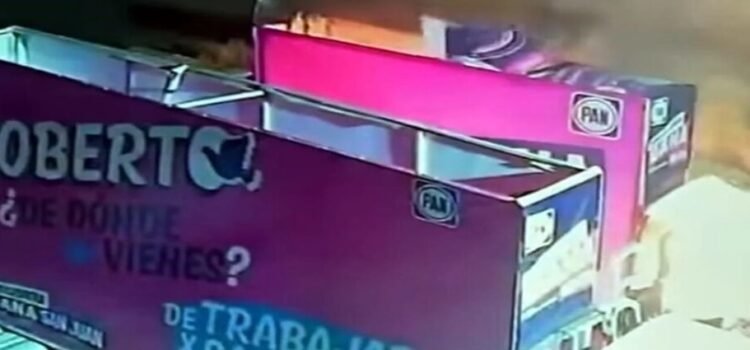 Se incendian los autos del candidato a alcalde en Querétaro