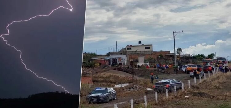 Una madre y su hija pierden la vida por la caída de un relámpago en Querétaro