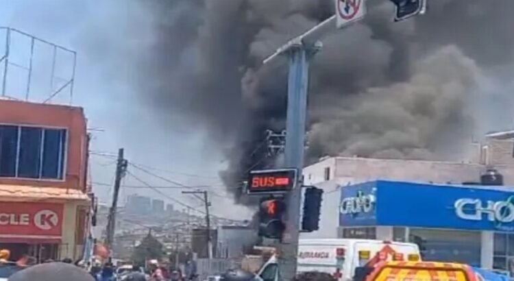 Se incendia un local en Desarrollo en San Pablo