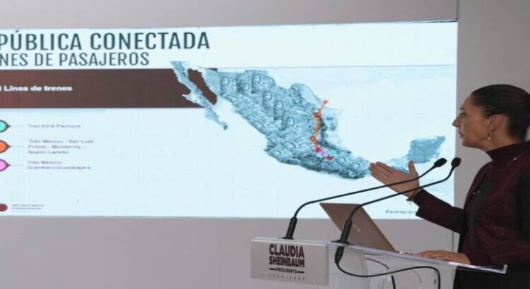 El tren México–Querétaro-Guadalajara anunció Claudia Sheinbaum que arrancará en Irapuato