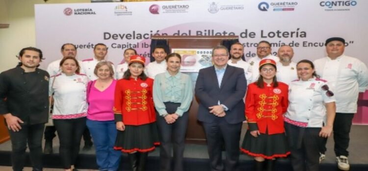 La Lotería Nacional emite el billete conmemorativo de Querétaro