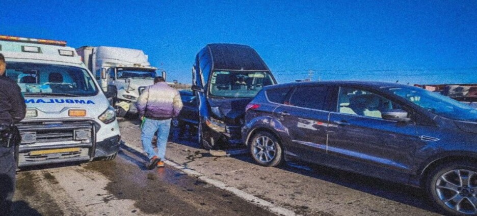 Un accidente múltiple provoca el caos vial en la autopista México-Querétaro