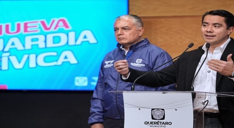 Se anuncia la creación de la Guardia Cívica para fortalecer la seguridad en Querétaro