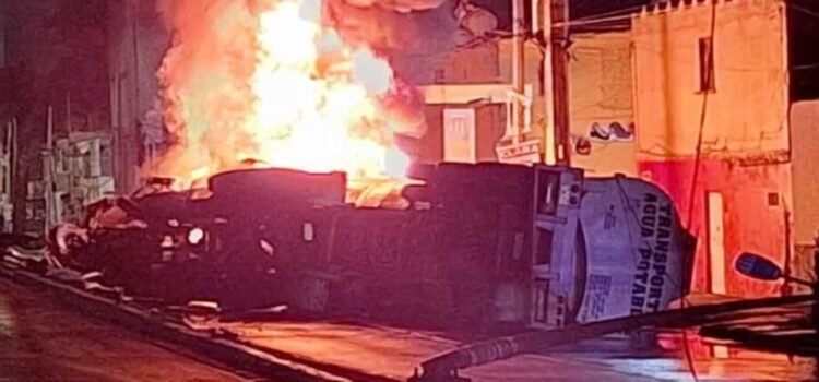 Una explosión en una estación de carga de combustible dejando a dos personas sin vida en Querétaro