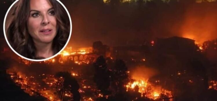 Kate del Castillo abandona su casa por incendios en California