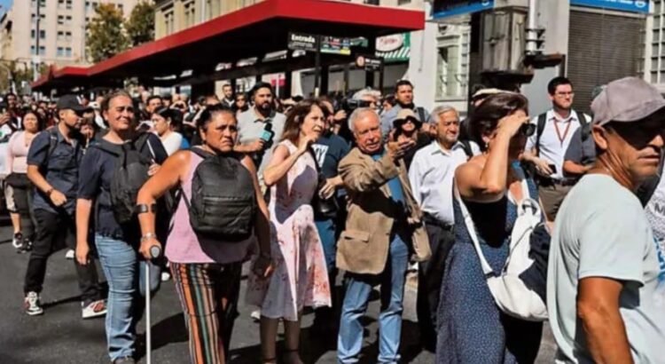 Caos en Chile