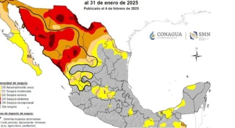 Sequía en México sigue avanzando