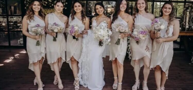Novia eligió los vestidos más “horribles” para sus damas de honor