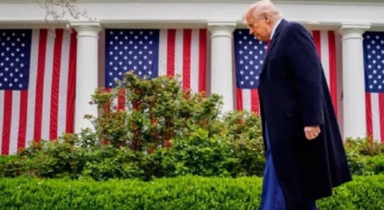 Se hunde la popularidad de Trump