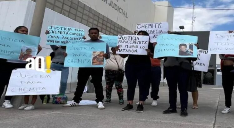 En el estado de Querétaro, los familiares de menor asesinado exigen justicia