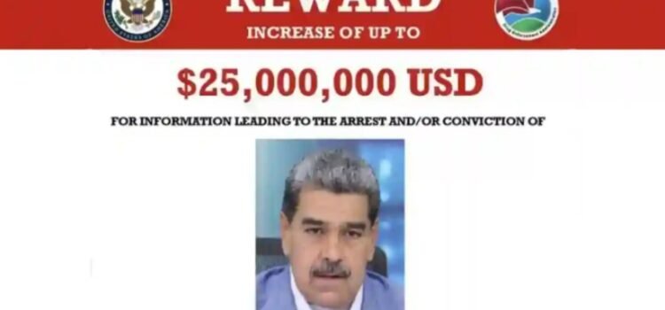 Ofrece la DEA 25 millones de dólares por la captura de Nicolás Maduro