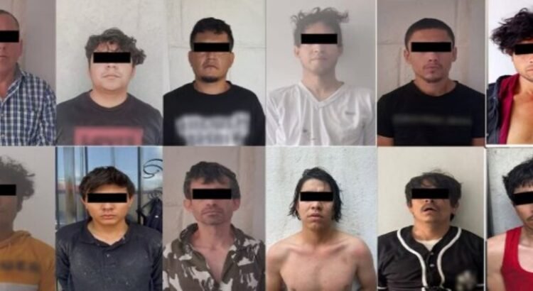 Son vinculados a proceso a 12 presuntos integrantes de célula criminal detenidos en Querétaro