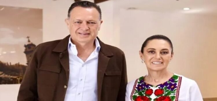 El gobernador Kuri y la presidenta Sheinbaum hablan de la seguridad