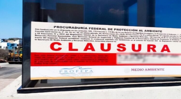 La Profepa clausura un fraccionamiento ilegal en Corregidora, Querétaro