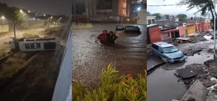 La lluvia de ocho horas en Querétaro deja sin vida a dos personas y viviendas inundadas