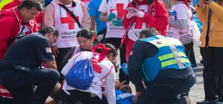 Una corredora sufre una taquicardia en el Maratón