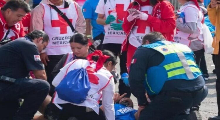 Una corredora sufre una taquicardia en el Maratón