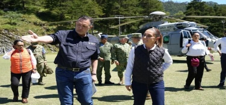 La Presidenta garantiza para el estado de Querétaro un presupuesto para atender emergencia por lluvias