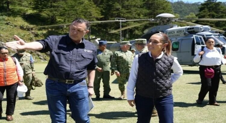 La Presidenta garantiza para el estado de Querétaro un presupuesto para atender emergencia por lluvias