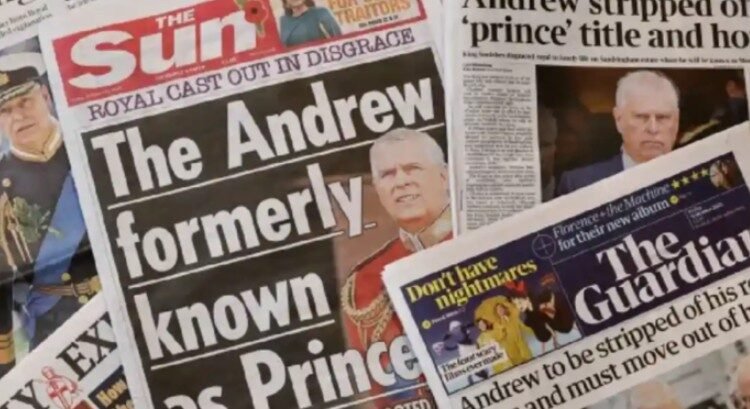 Celebra el Reino Unido la decisión de despojar a Andrés de su título