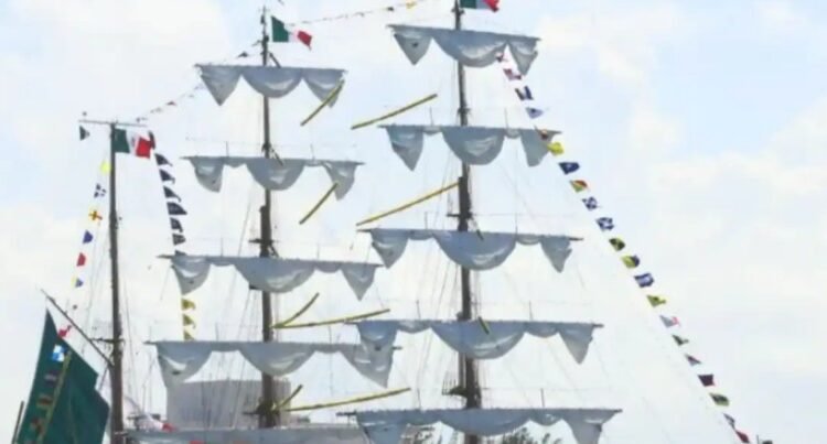 Regresa a Veracruz el Buque Escuela Cuauhtémoc