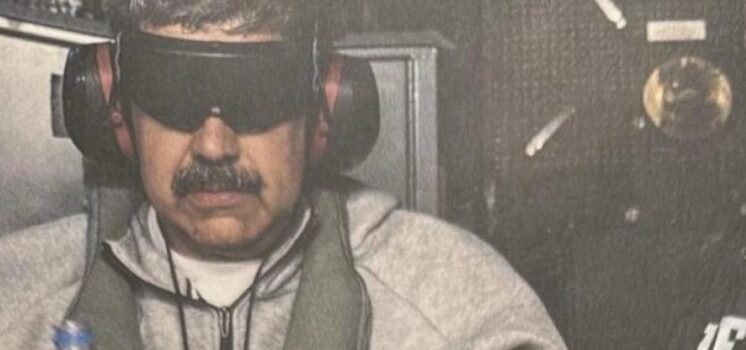 Difunde Trump imagen de la presunta detención de Nicolás Maduro